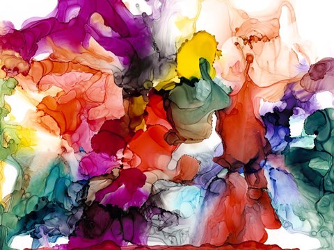 Framed Jeweltone Prism III Print