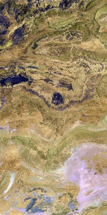 Framed Atlas Mountains II Print