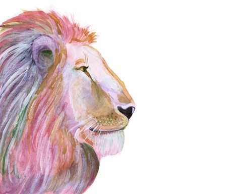 Framed Sunset Safari I Print