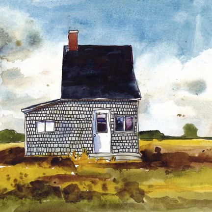 Framed Cabin Scape II Print