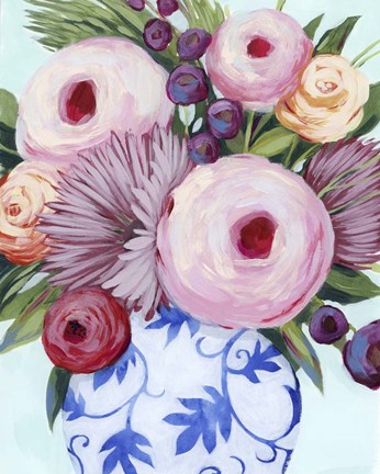 Framed Clarity Blooms I Print