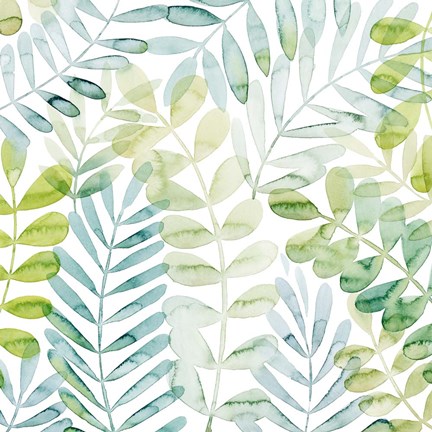 Framed Dancing Palms I Print