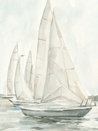 Framed Soft Sail II Print