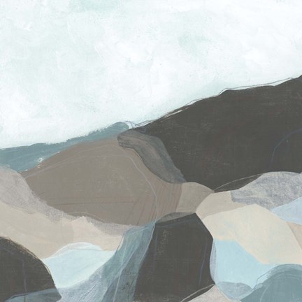 Framed Riverbend Valley II Print