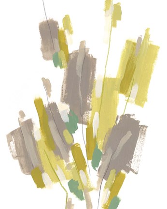 Framed Fractal Cascade I Print