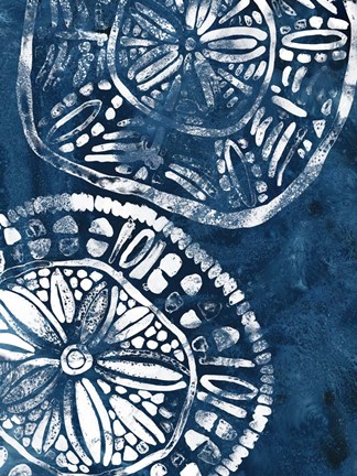 Framed Sea Batik IV Print