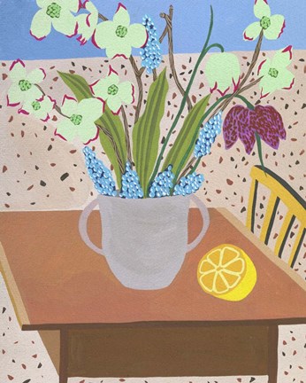 Framed Portrait of Home III Print