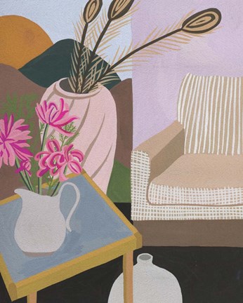 Framed Portrait of Home VIII Print