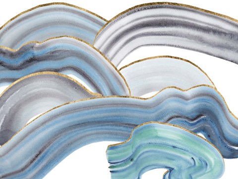 Framed Cloudy Day I Print