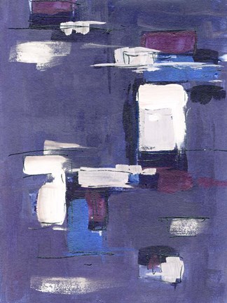 Framed Blue Mountains Abstract I Print