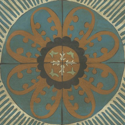 Framed Fraser Tile VII Print