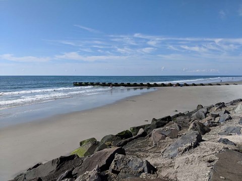 Framed North Wildwood 1, NJ Print
