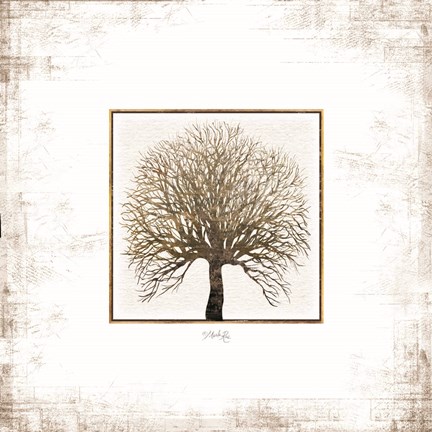 Framed Tree Squared Print