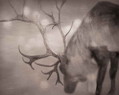 Framed If on a Winters Night Sepia Print