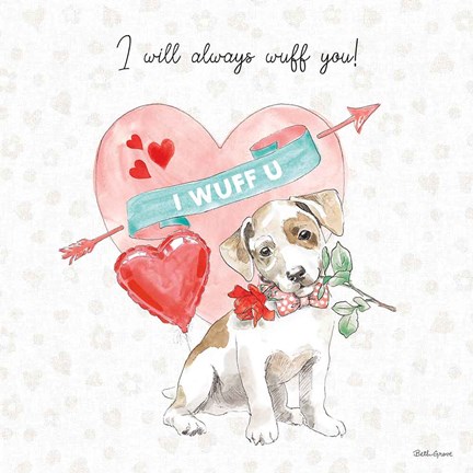 Framed Paws of Love II Print