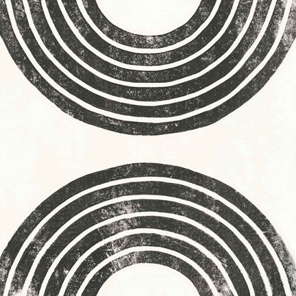 Framed Over the Rainbow BW I Print