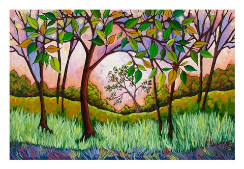 Framed Purple Sky Print