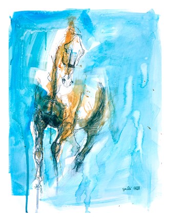 Framed Equine Nude 51t Print