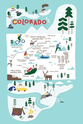 Framed Colorado Print