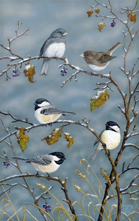 Framed Winter&#39;s Treasure Print