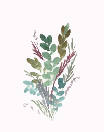 Framed Farmhouse Florals I Print