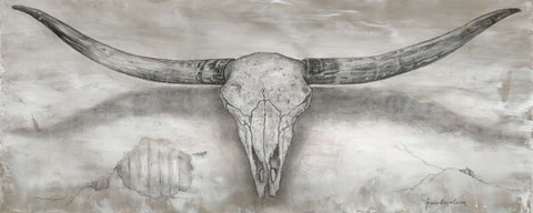 Framed Longhorn II Print