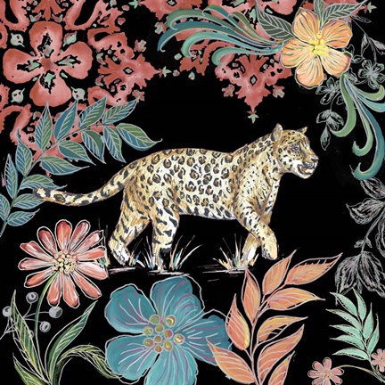 Framed Jungle Exotica Leopard I Print