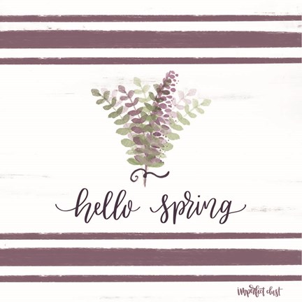 Framed Hello Spring Print