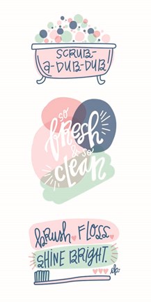 Framed Bath Combo Print