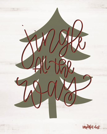 Framed Jingle All the Way Print