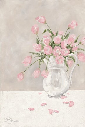 Framed Pink Tulips Print