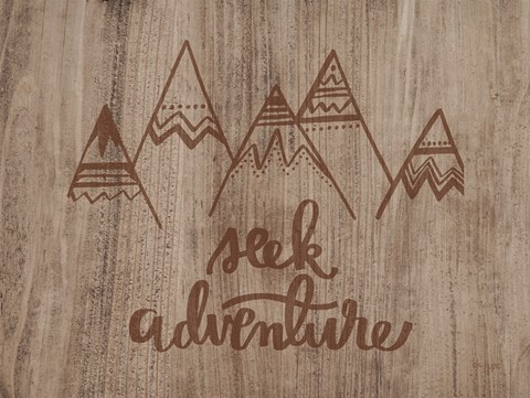 Framed Seek Adventure Print