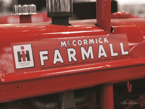 Framed Farmall Print