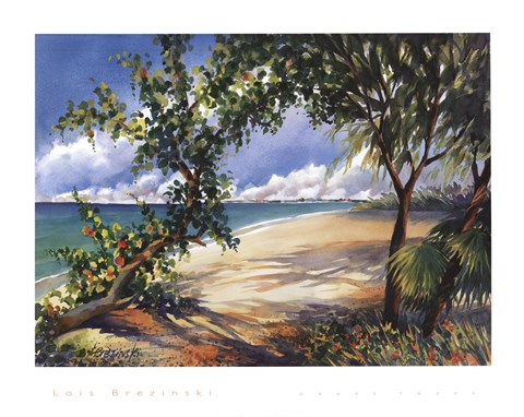 Framed Grapetrees Print