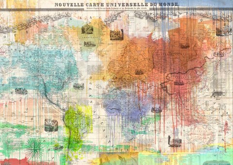 Framed Map of the World 2.0 Print