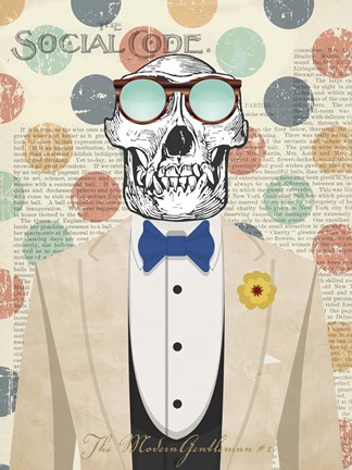 Framed Modern Gentleman #1 Print