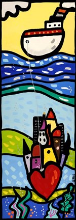 Framed Amori Sommersi I Print