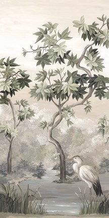 Framed Beneath the Silent Leaves Print