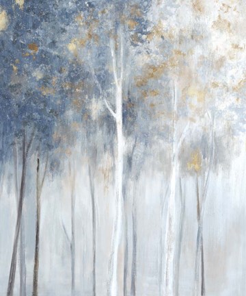 Framed Fog and Gold II Print