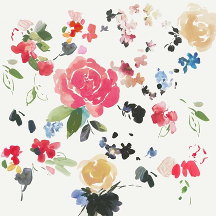 Framed Morning Colors II Print