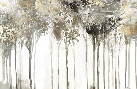 Framed Golden Forest Lookout Print