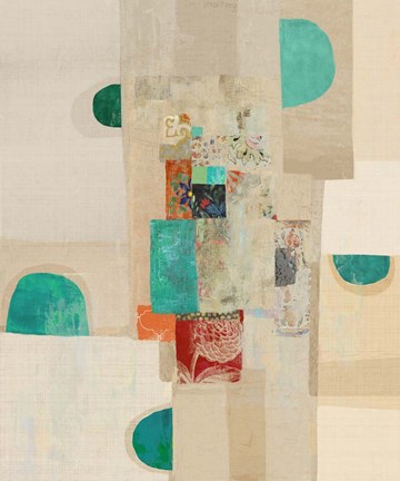 Framed Bright Elements Print