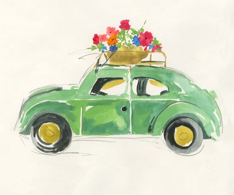 Framed Charming Journey Print