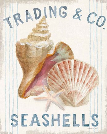 Framed Floursack Nautical XIV Print