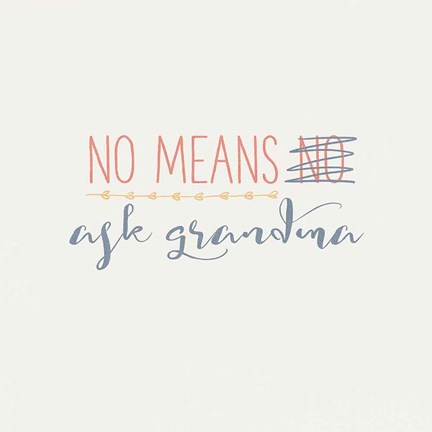 Framed Grandma Inspiration II Color Print