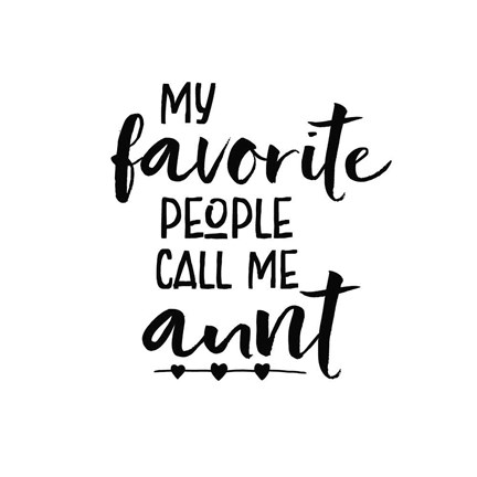 Framed Aunt Inspiration IV Print