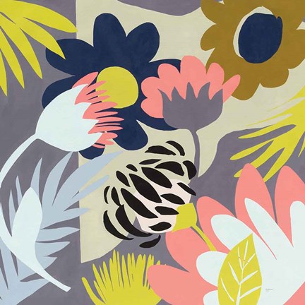 Framed Groovy Garden Print