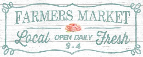 Framed Pastel Flower Market VII Print