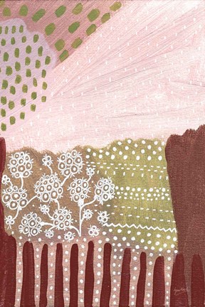 Framed Salt Shrub I Print