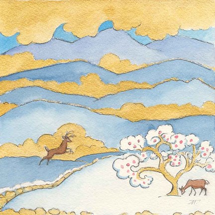 Framed Riverside VI Print